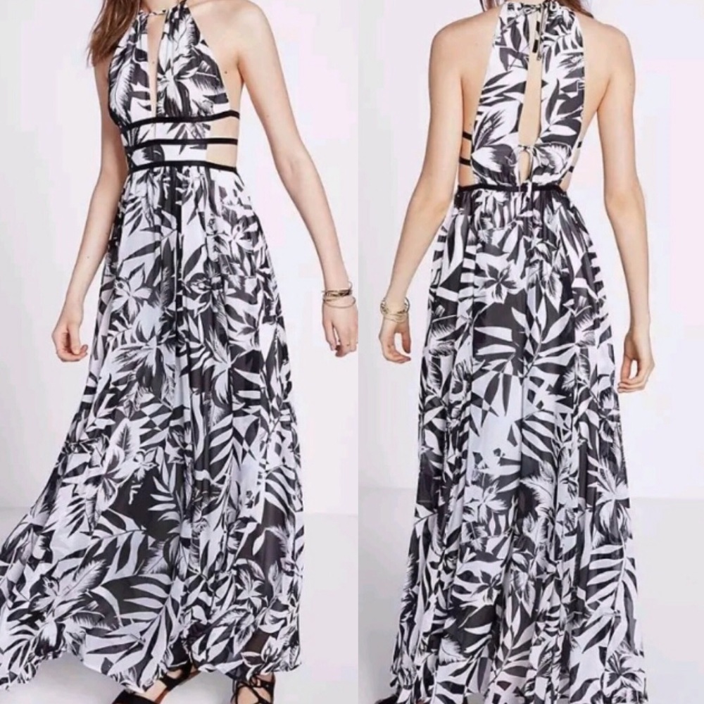 Express Halter Maxi Dress